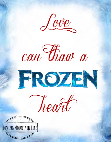 Frozen Valetine | Love Can Thaw a FROZEN Heart | Lovin Mountain Life