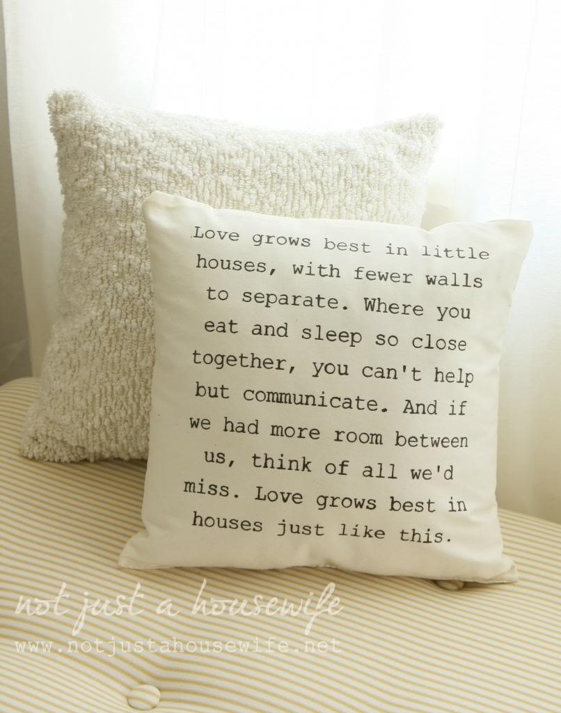 Little Houses Pillow