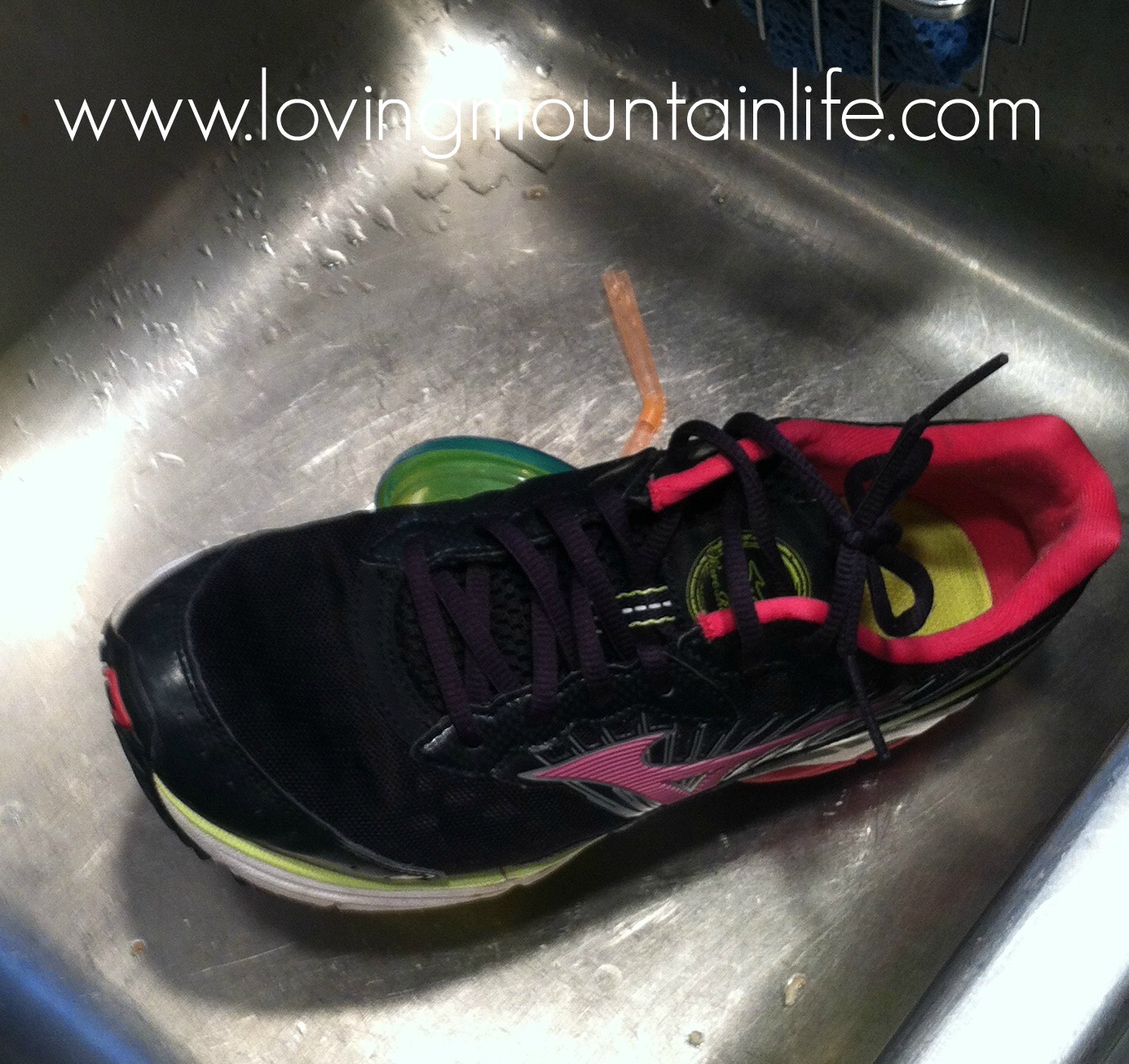 Shoe in the Sink | Loving Mountain Life