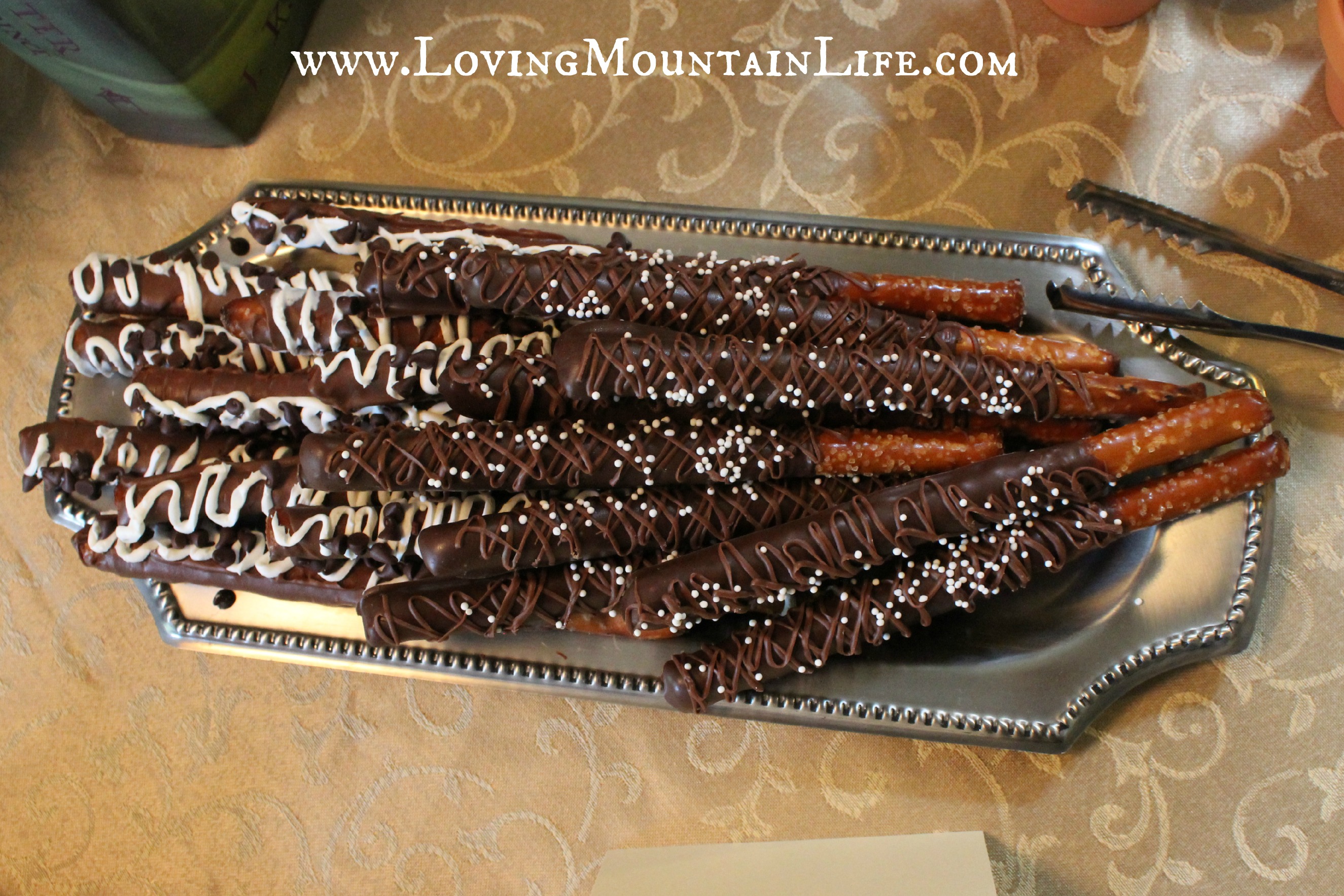 Chocolate Wands for a Harry Potter party