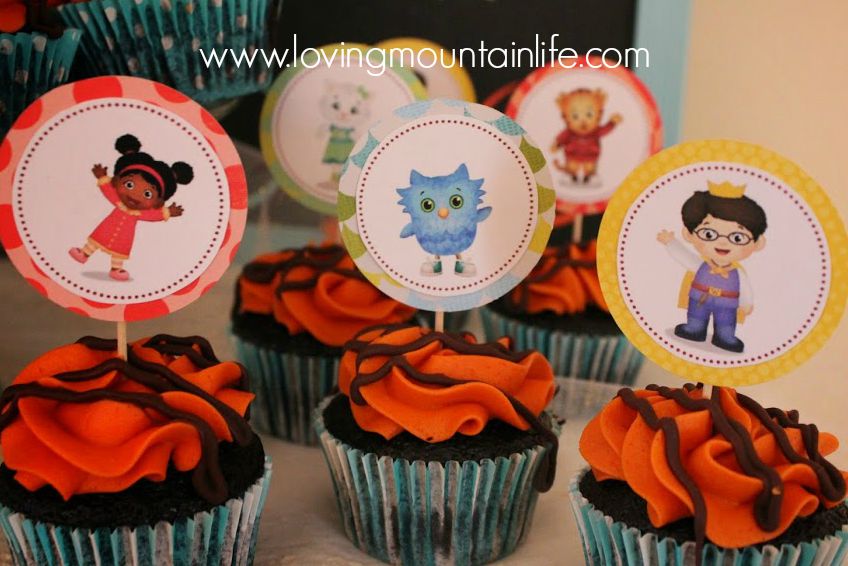 Daniel Tiger Cupcakes from Loving Mountain Life