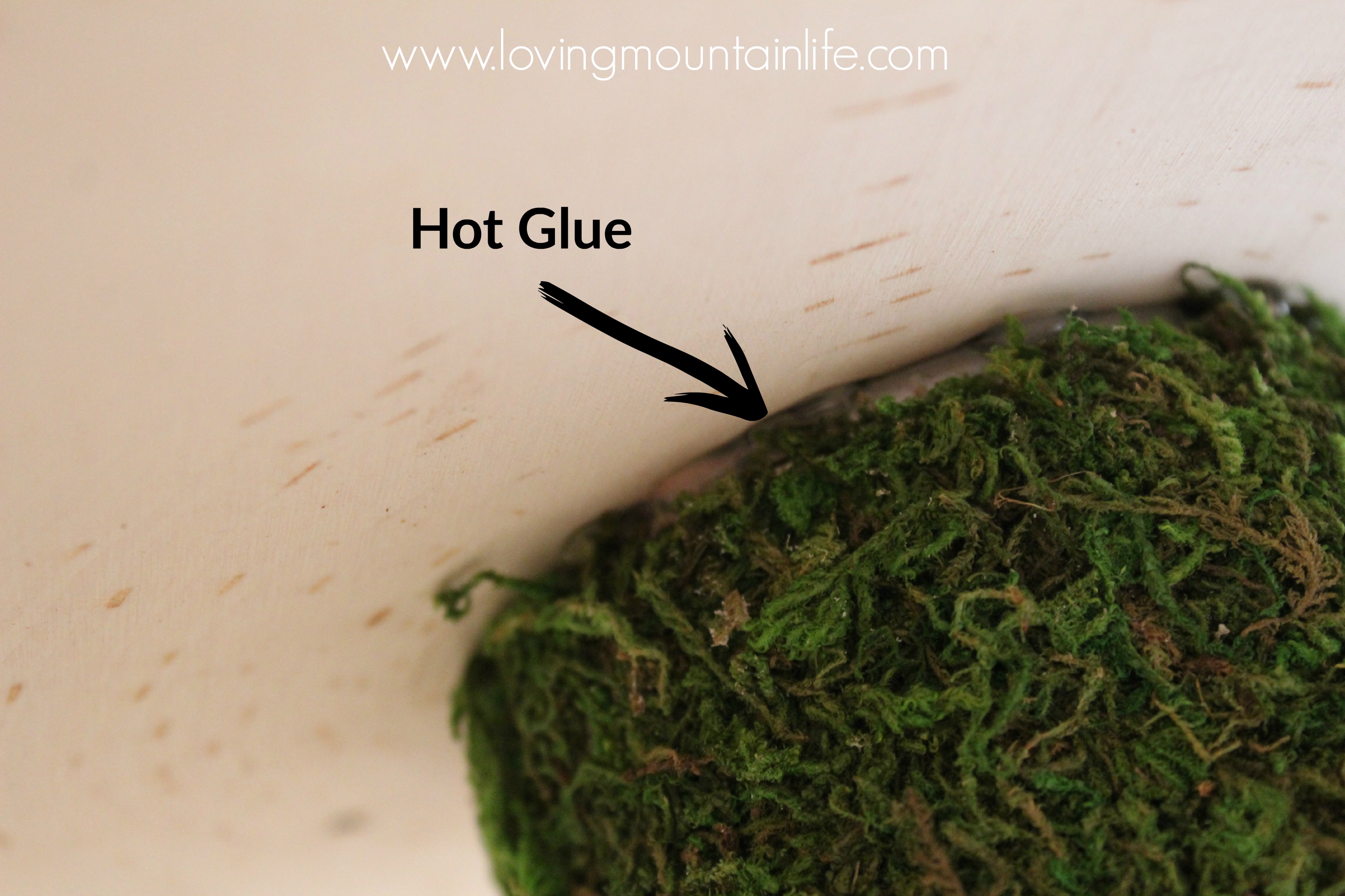Hot Glue Woodland Cakestand Loving Mountain Life